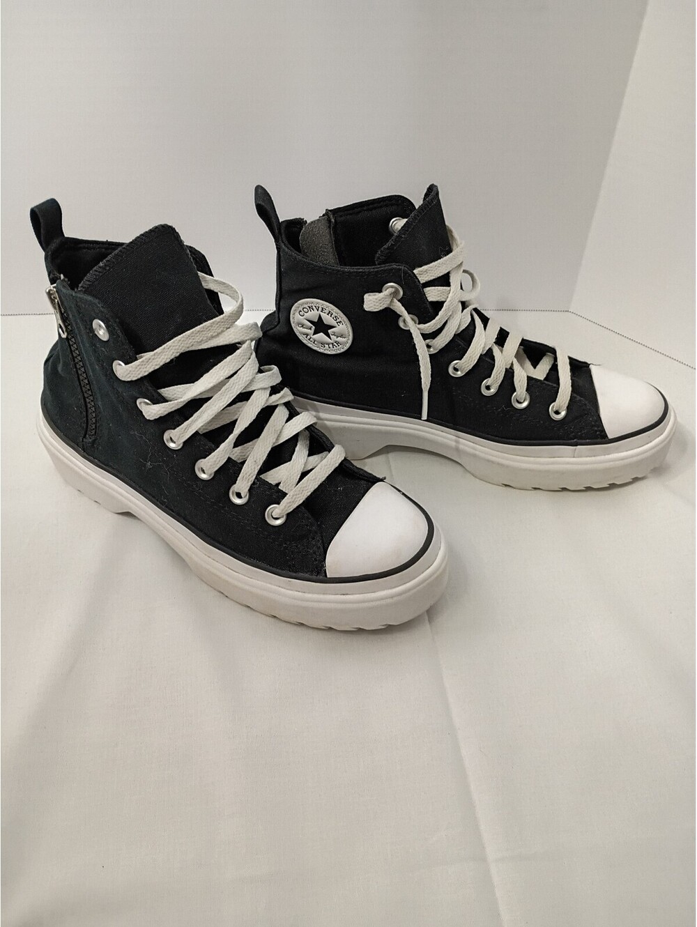 Black Converse High Top Platforms